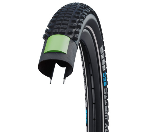 Tire 27.5" Schwalbe Johnny Watts 365 HS 604 Perf Fold 65-584 / 27.5x2.60 DD Addix 4Season Black-Reflex
