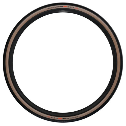 Tire 28" Schwalbe G-One RS HS 621 Evo Fold TLE 35-622 / 28x1.35, 700x35C Super Race Addix Race Transparent-Skin