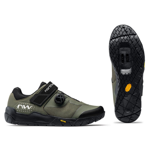 Cycling shoes Northwave Overland Plus MTB AM dark green-43