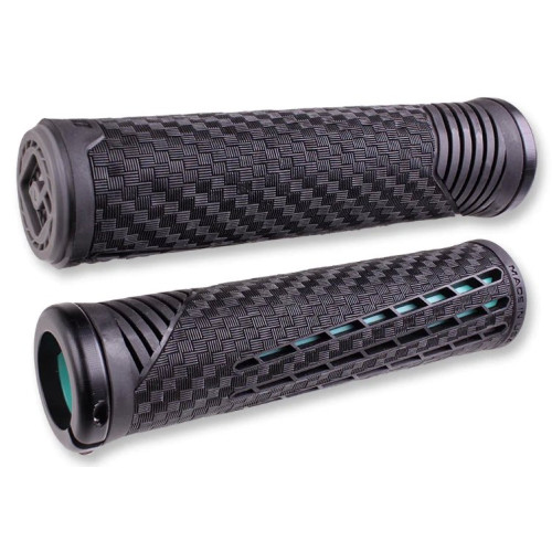 Grips ODI CF v2.1 Lock-On 135mm Black/Mint