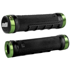 Stūres rokturi ODI Ruffian MX MTB Lock-On Bonus Pack Black/Green