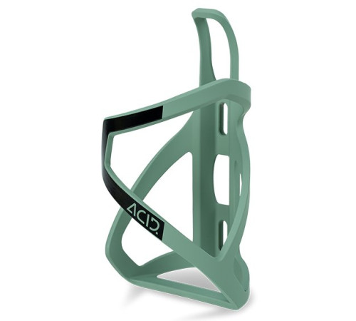 Bottle cage ACID HPP Left-Hand Sidecage matt green'n'glossy black