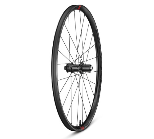 Rear bicycle wheel Fulcrum Rapid Red 5 2WF-R C23 AFS HH12/142 with DRP-Shimano MS12