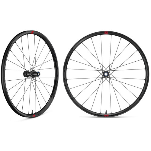 Bicycle wheelset Fulcrum Rapid Red 5 650B 2WF-R C23 AFS front HH12 + KIT HH15 - rear HH12/142 with DRP-Shimano MS12