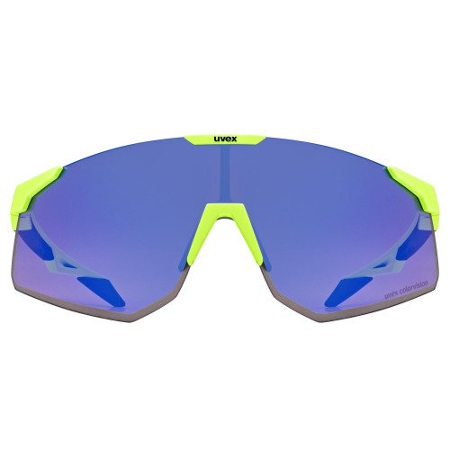 Glasses Uvex pace perform S CV yellow matt / mirror blue