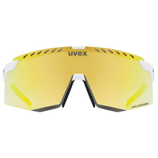 Brilles Uvex pace stage CV white matt / mirror gold