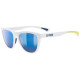 Brilles Uvex esntl spirit white matt / mirror blue
