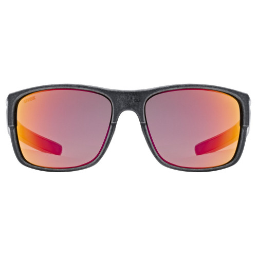 Brilles Uvex esntl urban black matt / mirror red