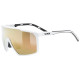 Glasses Uvex mtn perform S white matt / mirror gold