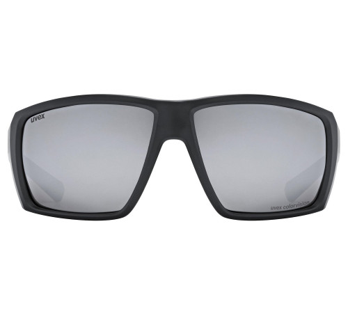 Glasses Uvex mtn venture CV black matt / mirror silver