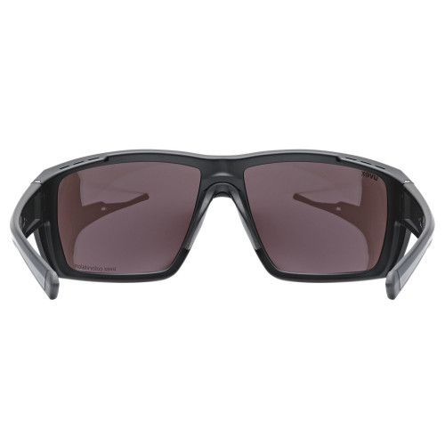 Glasses Uvex mtn venture CV black matt / mirror silver