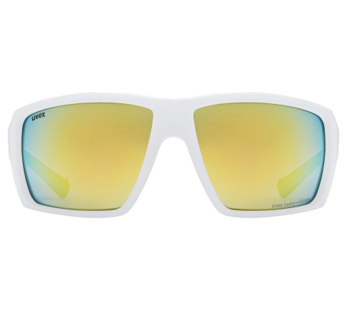 Glasses Uvex mtn venture CV white matt / mirror gold