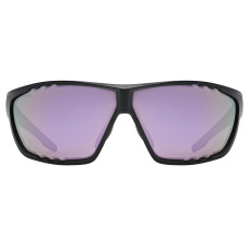 Brilles Uvex sportstyle 706 CV black matt / mirror lavender