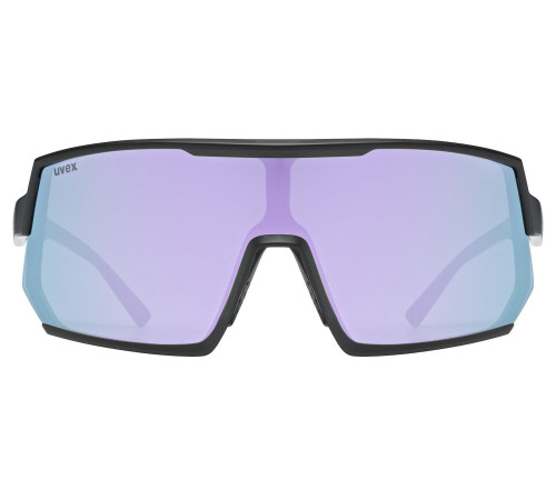 Glasses Uvex sportstyle 235 black matt / mirror lavender