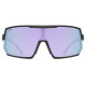 Glasses Uvex sportstyle 235 black matt / mirror lavender