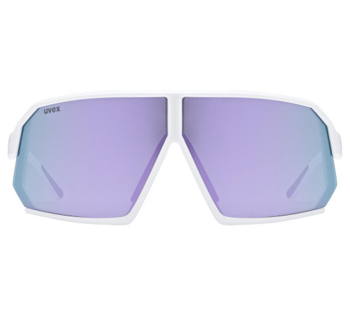 Glasses Uvex sportstyle 237 white matt / mirror lavender
