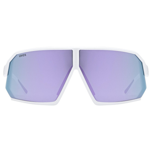 Glasses Uvex sportstyle 237 white matt / mirror lavender
