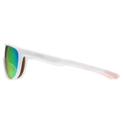 Glasses Uvex sportstyle 515 white matt / mirror pink