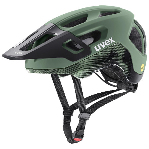 Helmet Uvex react MIPS moss green-black matt-52-56CM