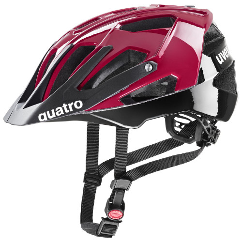 Helmet Uvex quatro ruby red-black-52-57CM