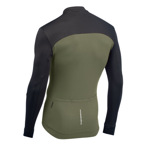 Velos krekls Northwave Force 2 L/S Full Zip black-forest green-XL