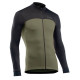 Jersey Northwave Force 2 L/S Full Zip black-forest green-XXL
