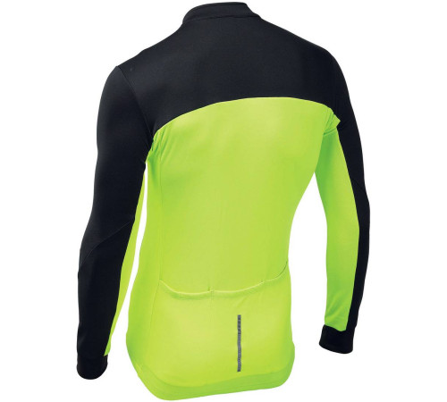 Jersey Northwave Force 2 L/S Full Zip black-yellow fluo-XXL