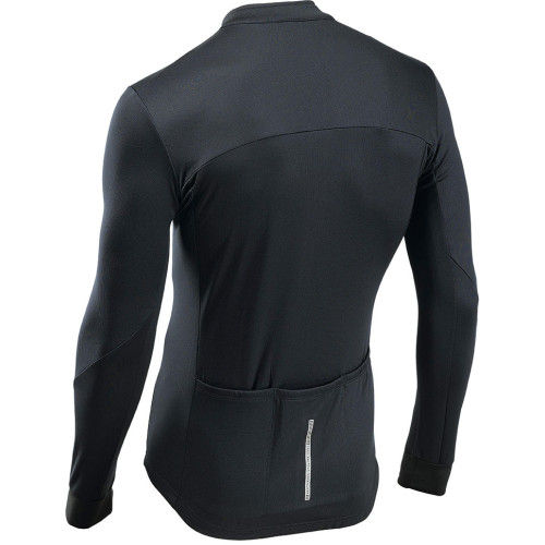 Velos krekls Northwave Force 2 L/S Full Zip black-XXL