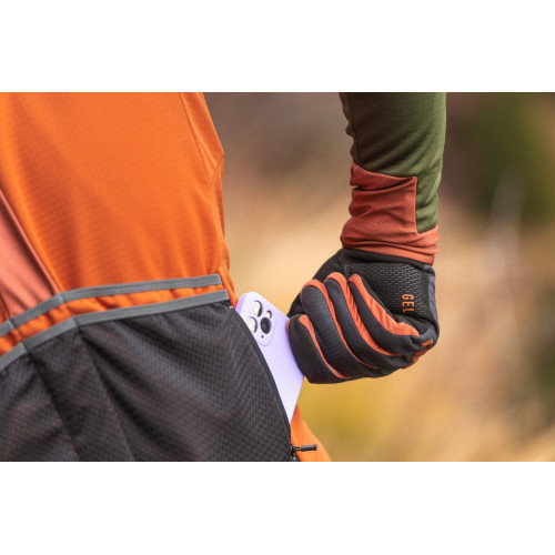 Gloves Northwave Fast Gel black-cinnamon-XXL