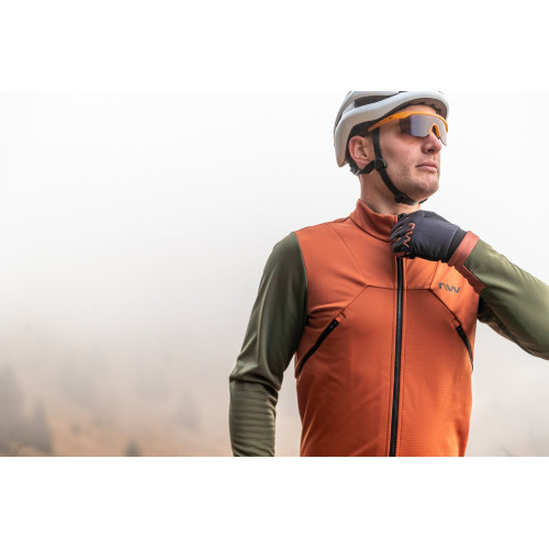 Gloves Northwave Fast Gel black-cinnamon-XXL