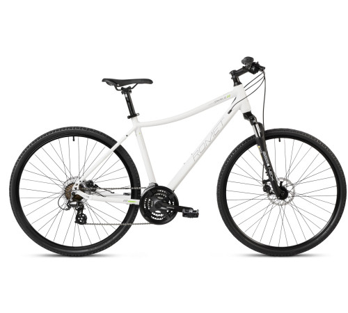 Bicycle Romet Orkan 2 D 2025 white-graphite-aquamarine-20" / L