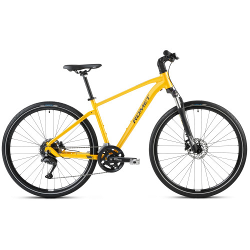 Bicycle Romet Orkan 5 CS M 2025 yellow-graphite-18" / M