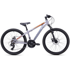 Velosipēds Romet Rambler DIRT 24 2024 silver-orange