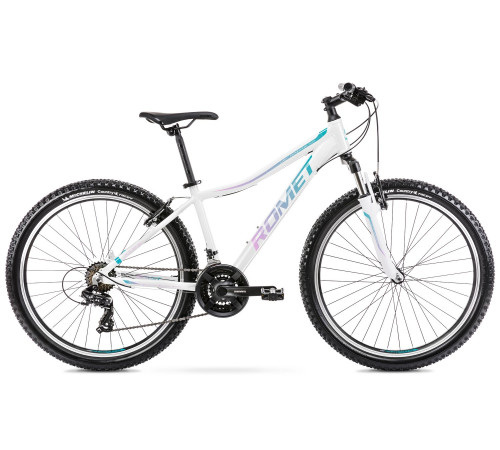 Bicycle Romet Jolene 6.1 2025 white-green-violet-19" / L