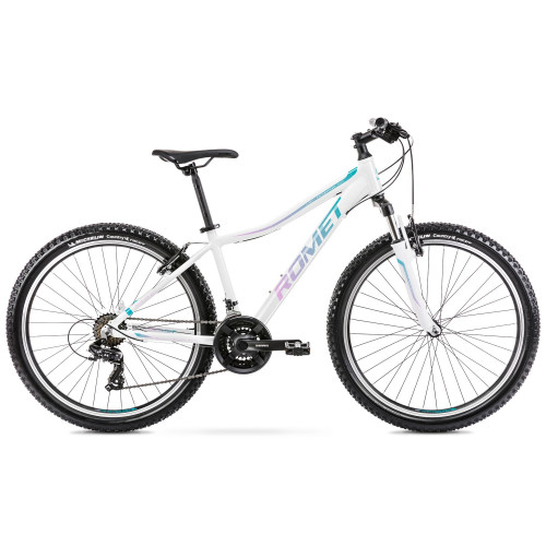 Bicycle Romet Jolene 6.1 2025 white-green-violet-19" / L
