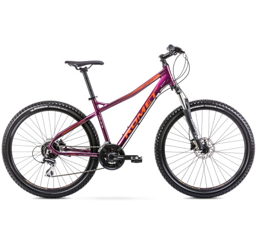 Bicycle Romet Jolene 7.2 2025 purple-orange-17" / M