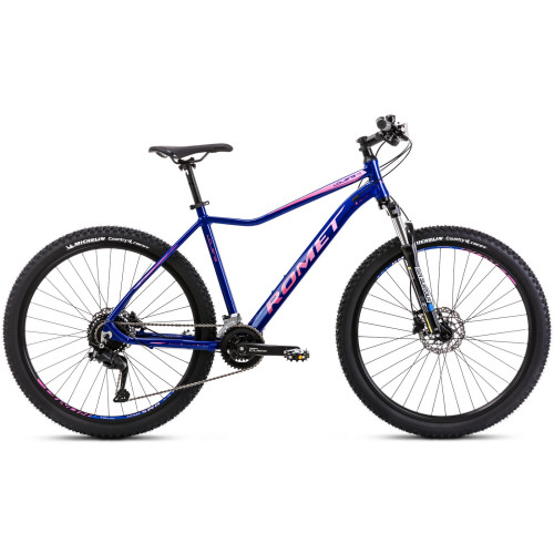 Bicycle Romet Jolene 7.3 CS 2025 dark blue-pink-15" / S