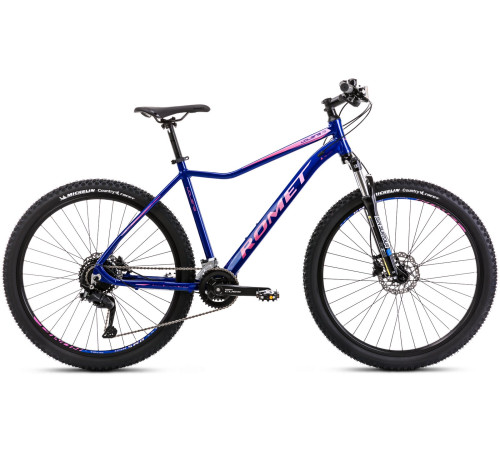 Bicycle Romet Jolene 7.3 CS 2025 dark blue-pink-19" / L