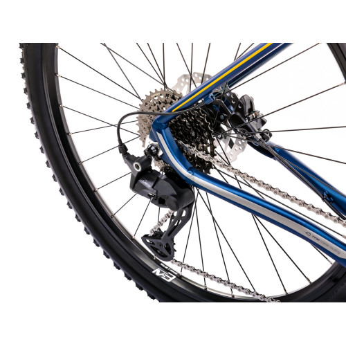 Bicycle Romet Mustang M3 CS 2025 dark blue-yellow-21" / XL