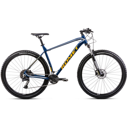 Bicycle Romet Mustang M3 CS 2025 dark blue-yellow-21" / XL