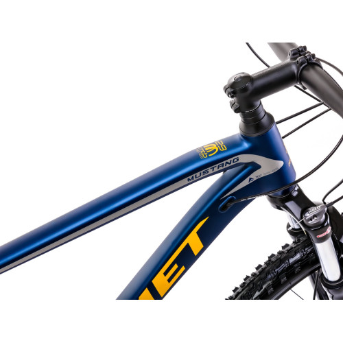 Bicycle Romet Mustang M3 CS 2025 dark blue-yellow-21" / XL