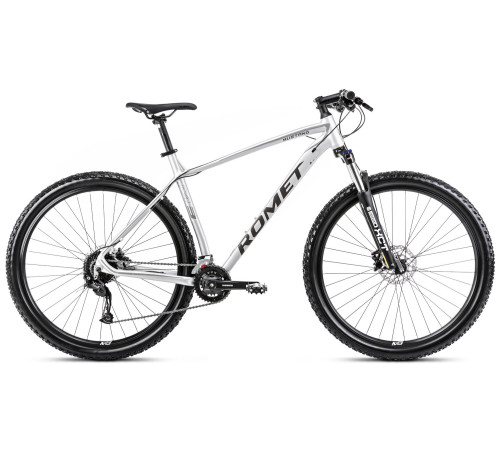 Bicycle Romet Mustang M3 2025 silver-grey-17" / M