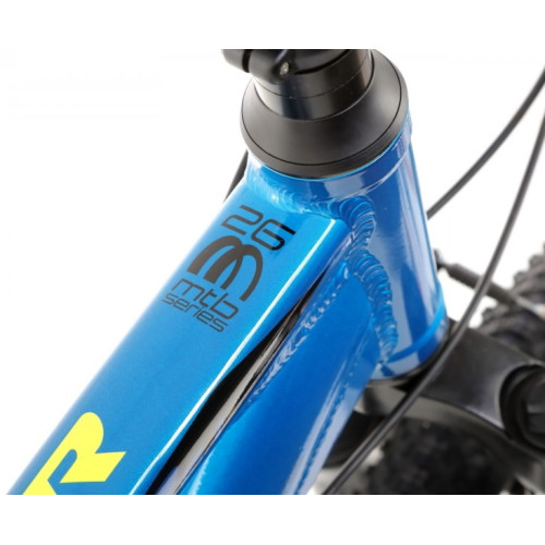 Bicycle Romet Rambler R6.1 JR 2025 blue-green-black-17" / M