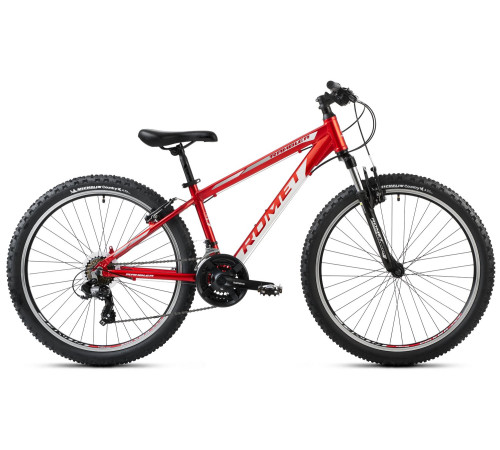 Bicycle Romet Rambler R6.1 2025 red-white-grey-21" / XL