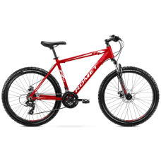 Velosipēds Romet Rambler R6.2 2024 red-white-grey-19" / L