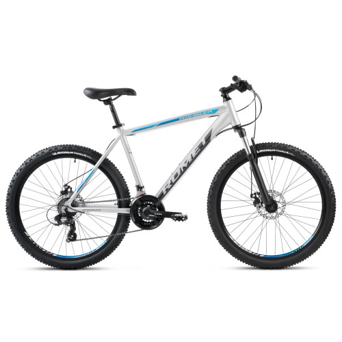 Bicycle Romet Rambler R6.2 2025 silver-blue-17" / M