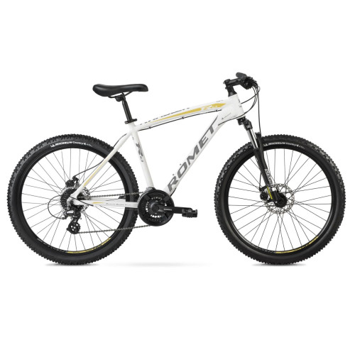 Bicycle Romet Rambler R6.3 2025 white-gold-18" / L