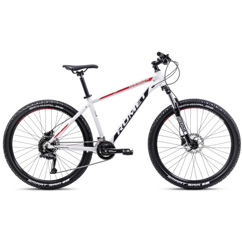 Bicycle Romet Rambler R7.2 CS 2025 white-red-black-19" / L