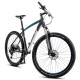 Bicycle Romet Rambler R7.3 CS 2025 black-turquoise-silver-18" / M
