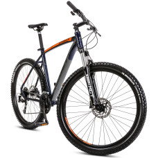 Velosipēds Romet Rambler R7.3 2024 dark blue-orange-18" / M